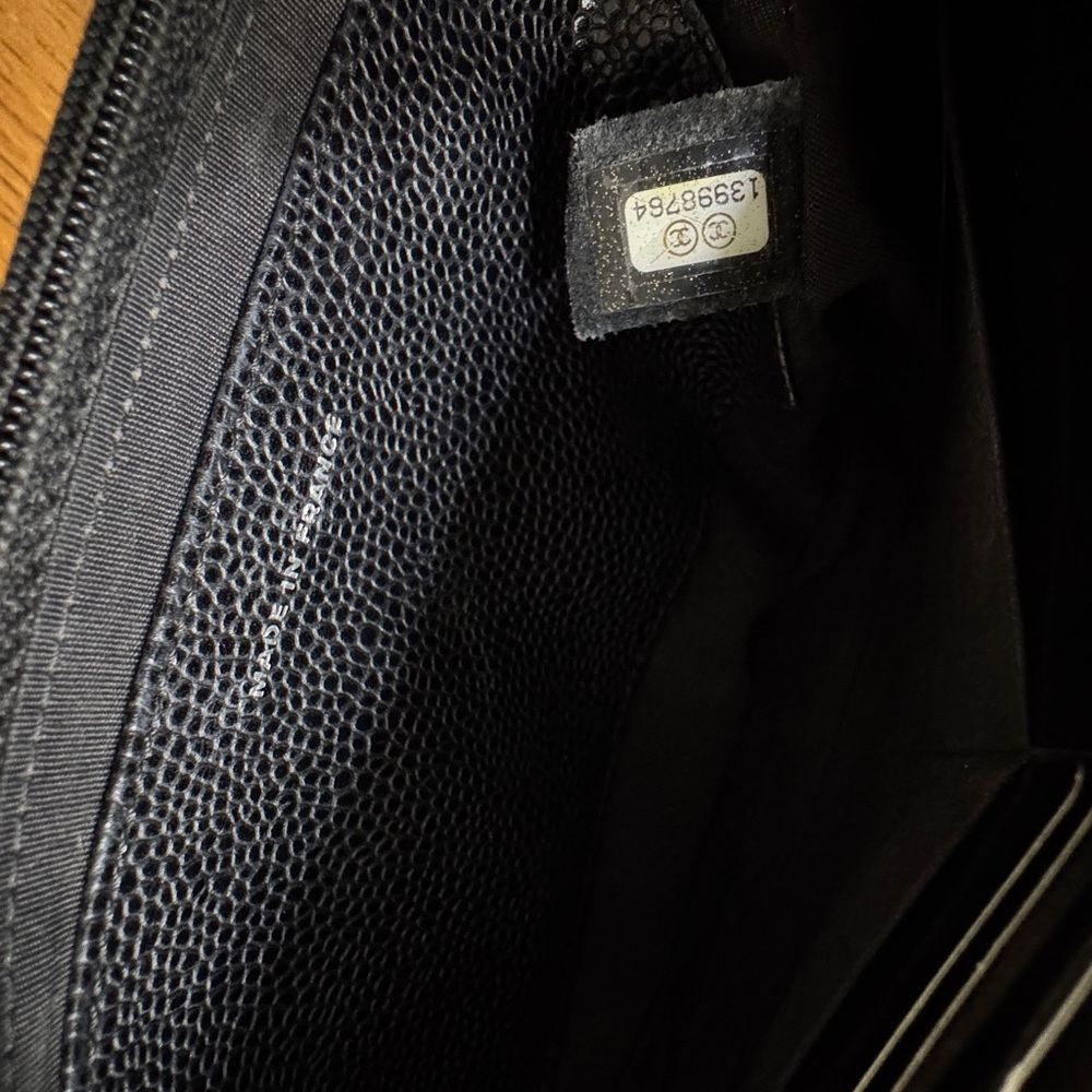 CHANEL Black Leather Wallet on Chain Bag - Picture 5 of 12